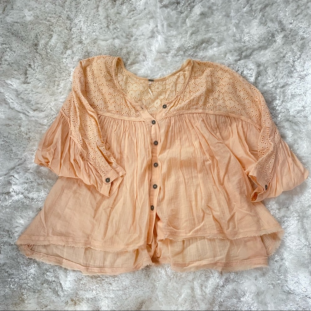 Free People Button up Blouse